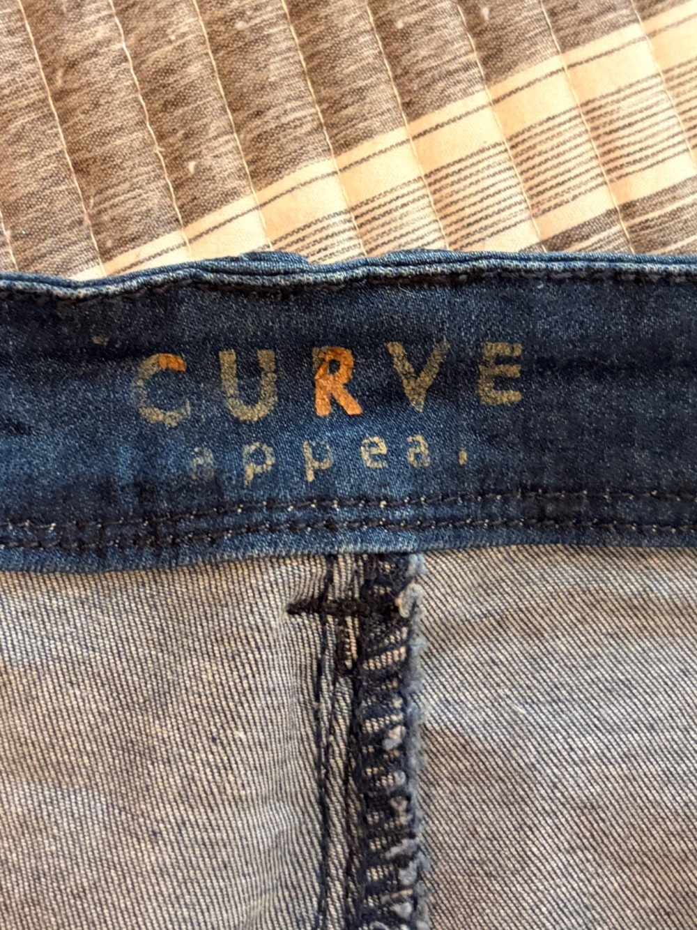 Curve Appeal Women’s Plus Size 24w Dark Wash Straight Leg Compression Jeggings - Picture 4 of 7